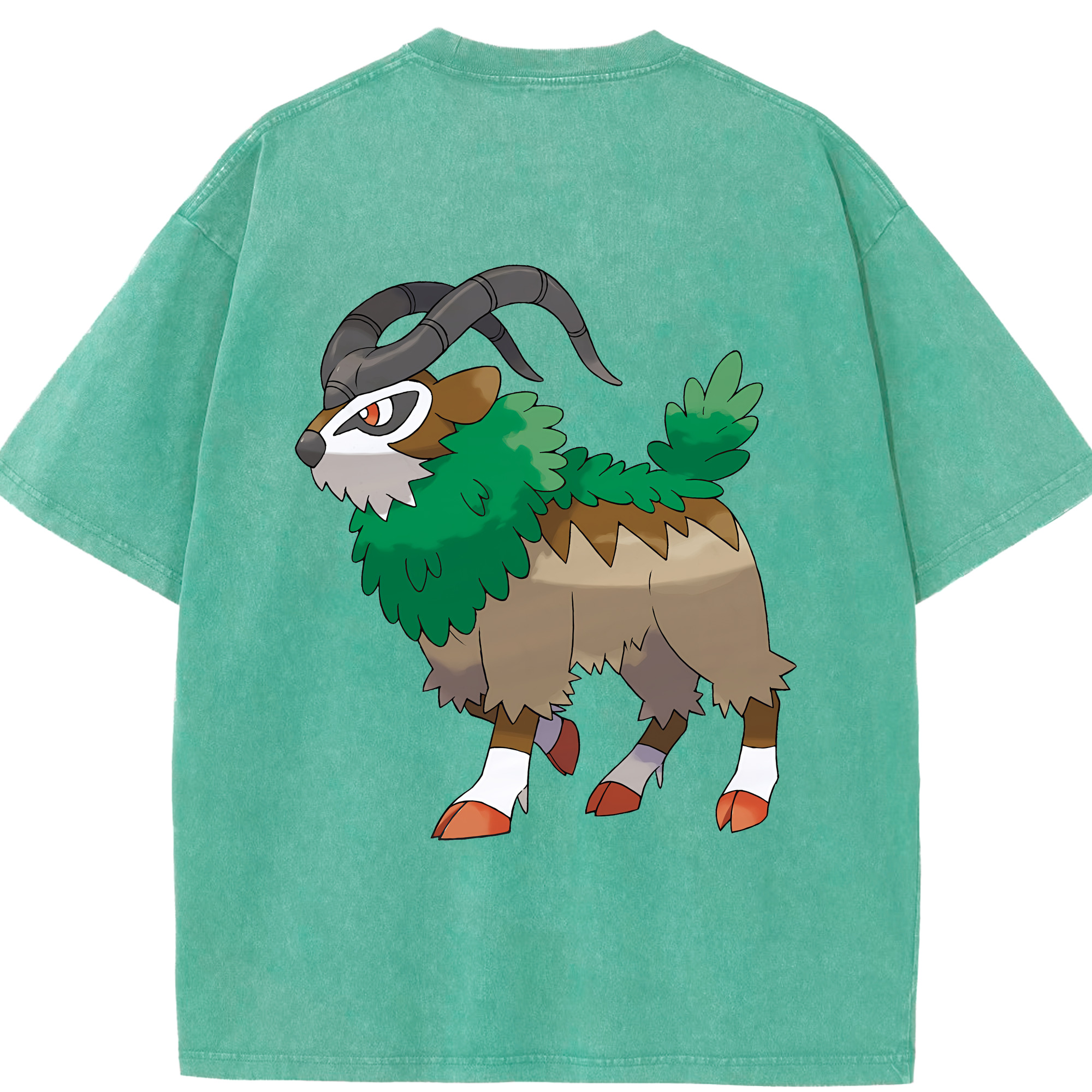 （画像用） ポケットモンスター Pokémon 綿100% ヴィンテージ風 半袖Tシャツ（背面プリント）